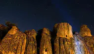 Konya’nın tarihi antik kenti yıldız yağmuruna sahne oldu