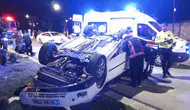 Malatya Tecde’de gece yarısı trafik kazası