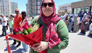 Sınav stresi çiçeklerle son buldu