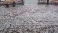 Haziranda kış manzarası Ordu Akkuş beyaza büründü