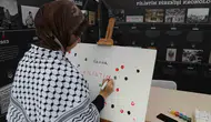 Bursa Teknik Üniversitesi öğrencileri Filistin için çadır kurdu