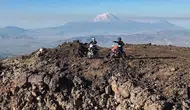 Ağrı zirvelerinde 120 sporcuyla dev motor yarışı