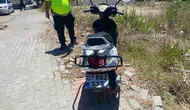 Gazipaşa kavşağında motosiklet ve kamyonet çarpıştı