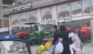 Bursa trafiğinde akıl almaz scooter yolculuğu