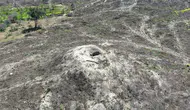 Çanakkale’deki yangın tarihi bir mezarı gün yüzüne çıkardı