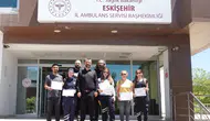 Eskişehir’de hayat kurtaran sağlık ekiplerine ödül