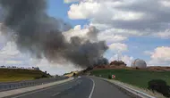 Keşan’daki çöp tesisinde çıkan yangın paniğe yol açtı