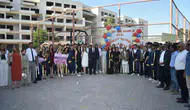 Antakya’da lise mezuniyetinde diplomalar havaya kalktı