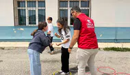 Bayburtlu öğrencilere okul bahçesinde festival tadında gün