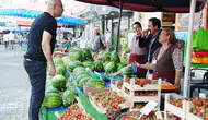 Germencik’in asırlık pazarı yeni kimliğiyle hizmete girdi