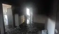 Diyarbakır'da klimadan sıçrayan kıvılcımlar evi bu hale getirdi