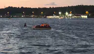 Pelitözü Gölü'nde zipline kazası İmdada deniz bisikletindekiler yetişti