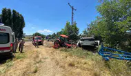 Bingöl Genç yolunda park halindeki traktöre çarpan sürücü ağır yaralandı