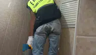 Eruh’ta dar boruya sıkışan yavru kedi ekipleri harekete geçirdi