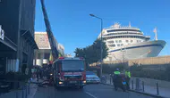 Beyoğlu’nda tadilat yapılan binada yangın paniği yaşandı