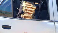 Gönen yolunda araç savruldu beş kişi yaralandı