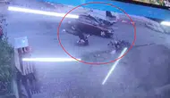 Antalya’da korkutan kaza anı kamerada