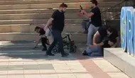 Orhangazi meydanında bıçaklı kavgaya havaya ateşli müdahale