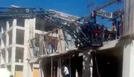 Malatya'da inşaat kazası Bir işçi yüksekten düştü
