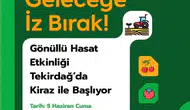 Tekirdağlı gençler kiraz bahçelerinde hasada destek verecek