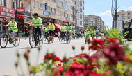 Elazığlılar bağımlılığa karşı sağlıklı yaşam için pedalladı