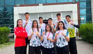Kayserili sporcular kick boksta rakiplerini ringden sildi