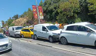 Bodrum trafiğinde zincirleme kaza beş aracı birbirine kattı