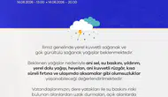 Niğde için ani sel ve fırtına uyarısı geldi