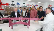 Kayseri'deki teknoloji merkezine Avrupalı öğrencilerden tam not