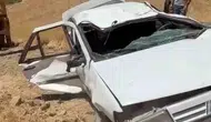 Siirt Kurtalan yolunda kaza Otomobil takla attı