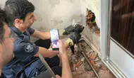 Elazığ’da apartman boşluğuna düşen minik cana itfaiye eli