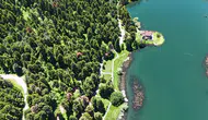 Bolu Gölcük Tabiat Parkı havadan görüntülendi