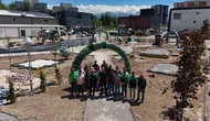 Kayseri'de yağmur suyunu altına çeviren park inşa ediliyor
