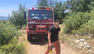 Muğla’da arılık bölgesinde çıkan yangın paniği kısa sürede bitti