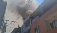 Bursa Osmangazi’de korkutan çatı yangını