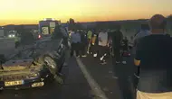 Lüleburgaz yolunda lastik patlaması kazaya yol açtı
