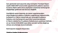 TFF yabancı oyuncu kuralında rotayı değiştirmedi