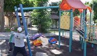 Kepez'de eskiyen çocuk parkları yenileniyor