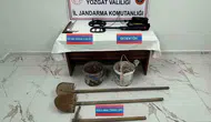 Yozgat'ta altın arayan 7 kişiye jandarma baskını