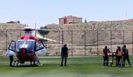 Darende'de kalp krizi geçiren hasta için gökyüzü seferber oldu