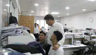 Cizreli gençlerin sınav heyecanına ilçe müdüründen destek