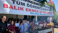 Beylikdüzü’nde karnesini getiren öğrenciye balık ekmek bedava
