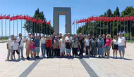 Burhaniyeli esnaflar Çanakkale şehitliklerinde buluştu