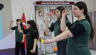 Elazığlı genç kızlar dart tahtasında milli takıma odaklandı