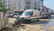 Antalya’da dehşet anları Evini ateşe verip polise direndi