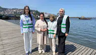 AK Parti Zonguldak sahillerinde çevreci mesaj verdi