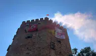Jandarma Kızılkule’de nefes kesen bir iniş yaptı