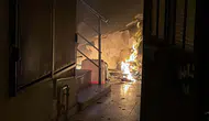 Kütahya’da gece devriyesindeki polis apartman faciasını önledi