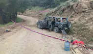 Karacasu yolunda feci kaza 1 ölü 2 ağır yaralı