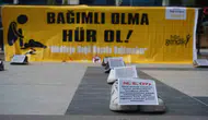 Şırnak meydanındaki boş ayakkabılar uyuşturucunun acı faturasını çıkardı